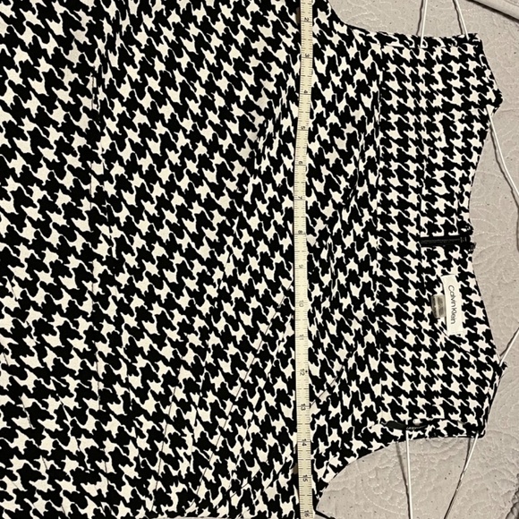 COPY - Calvin Klein houndstooth print dress petite size 4 - Picture 9 of 11